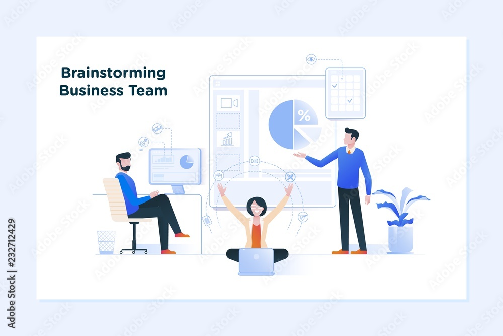 Business meeting and brainstorming. Business concept for teamwork. Business meeting and brainstorming. Business concept for teamwork.