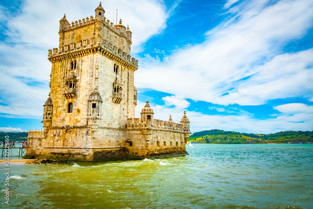 Belem Tower view from the shore