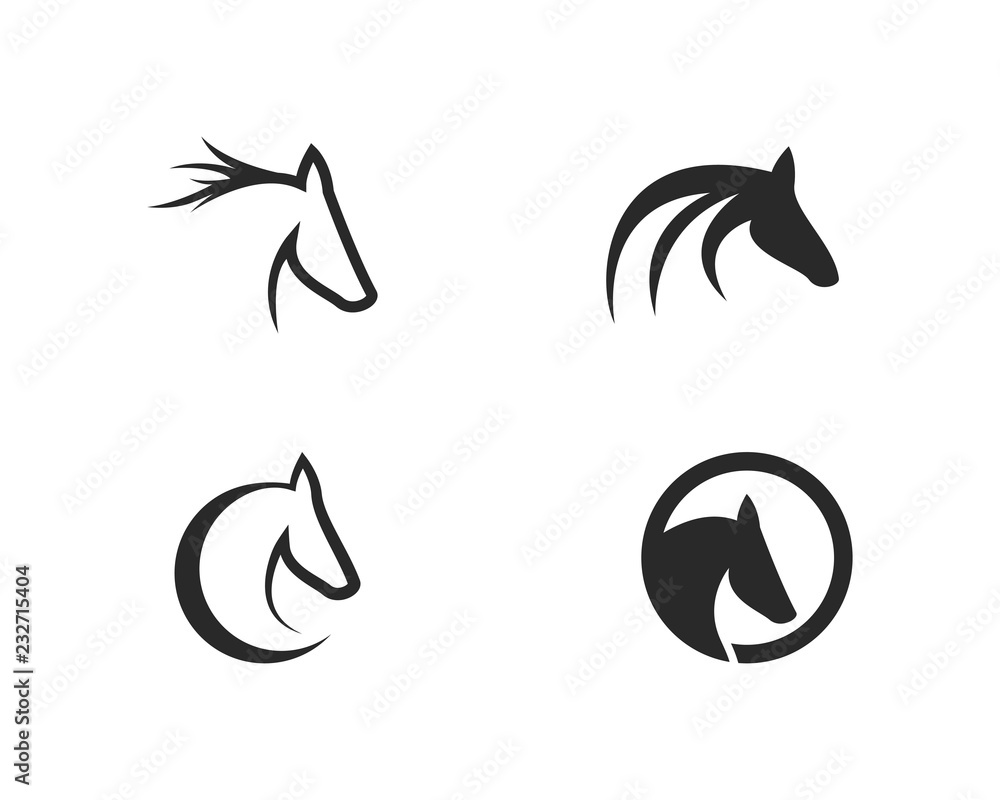 Obraz premium Horse Logo Template