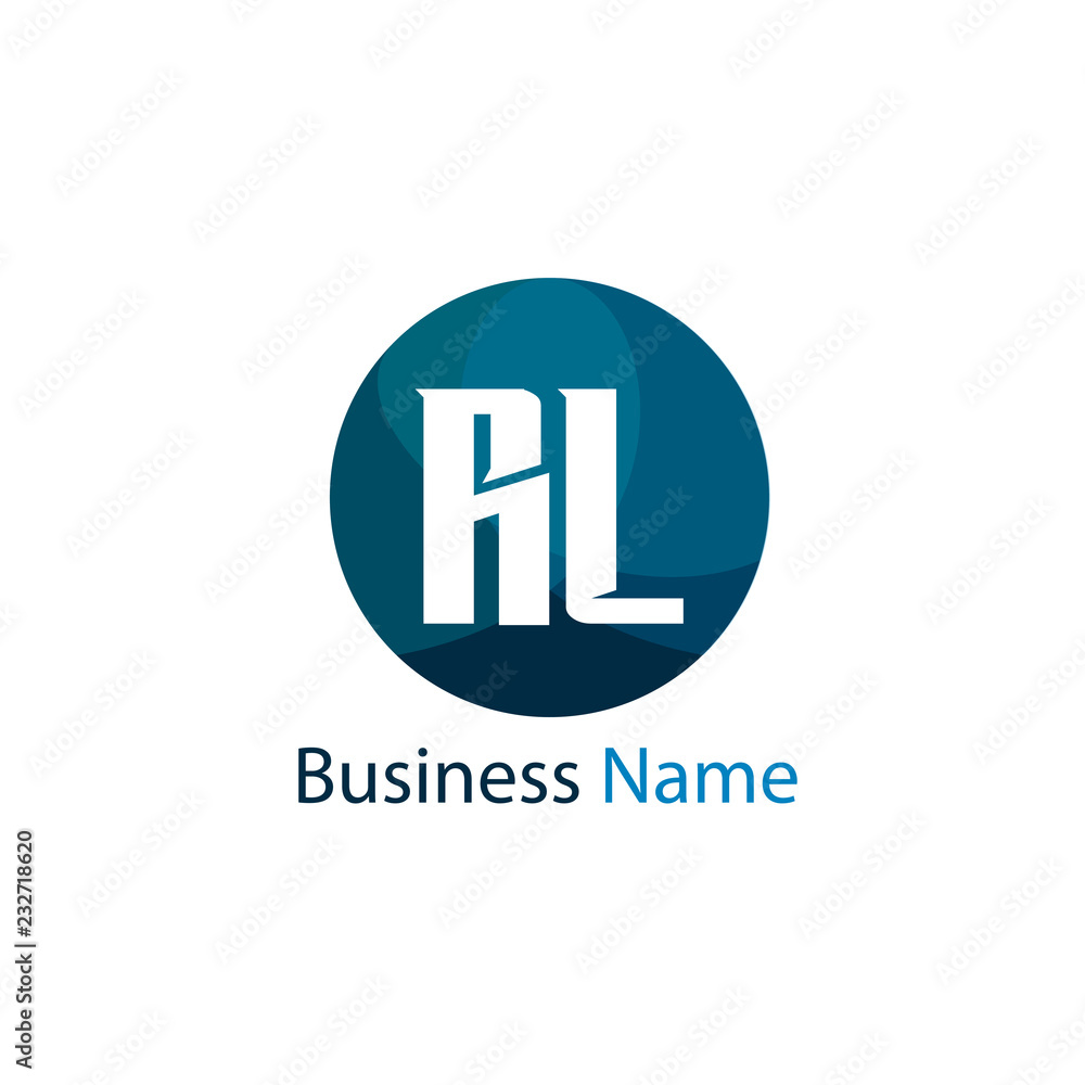 Initial Letter RL Logo Template Design Initial Letter RL Logo Template Design