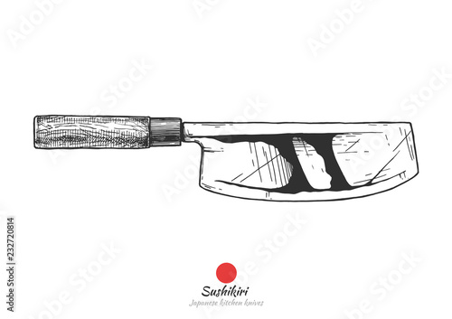 Japanese kitchen knife