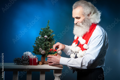 Grandpa with a big beard. E...