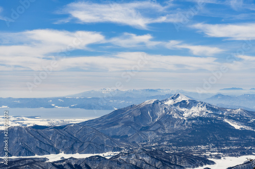西吾妻山から見た磐梯山