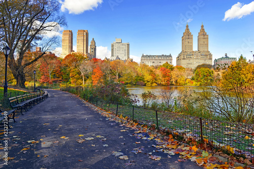 Autumn foliage in Central Park, New York