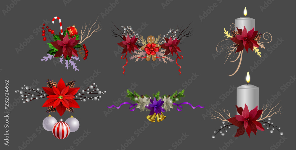 Christmas elements for your designs Christmas elements for your designs