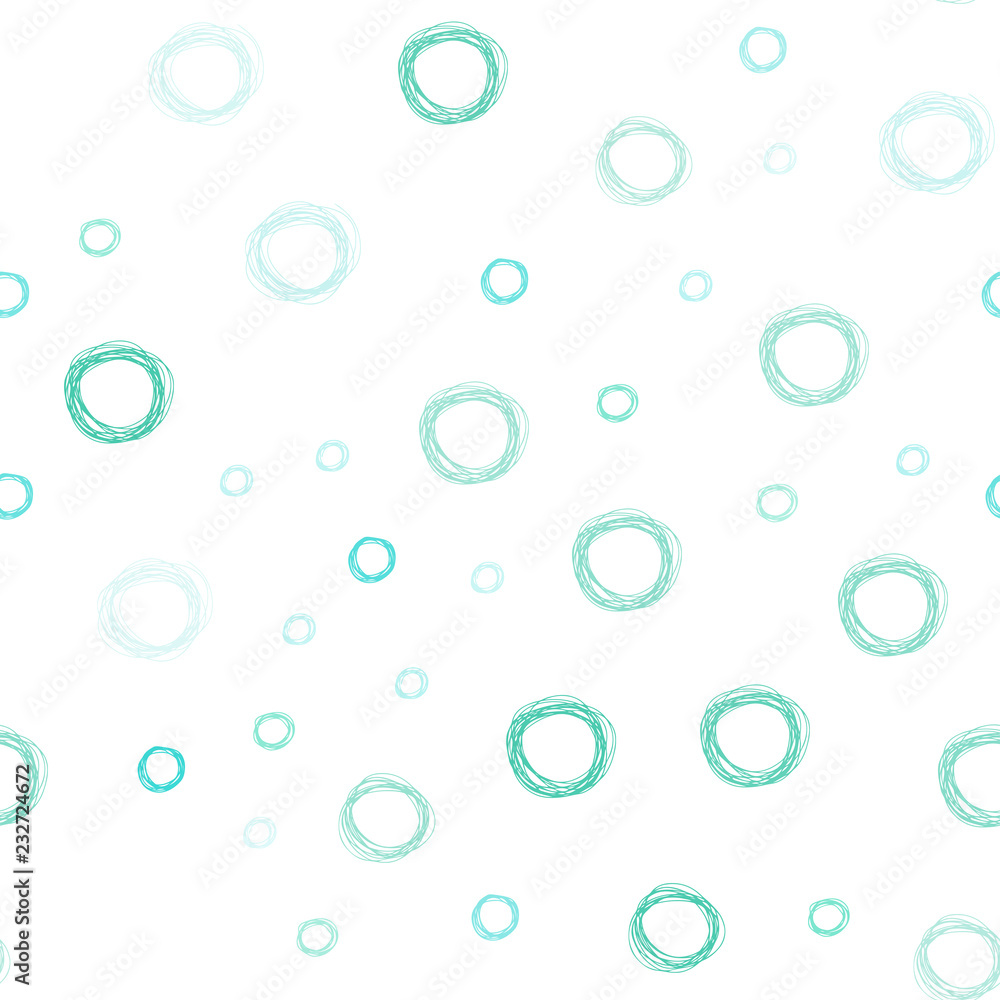Light Green vector seamless cover with spots.