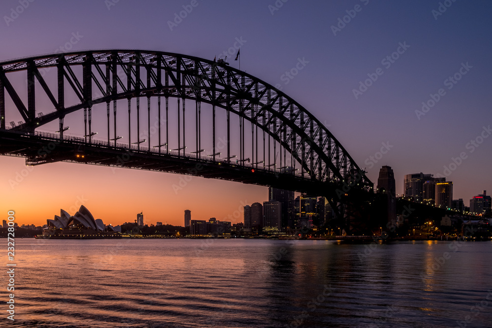 Sydney Harbour at dawn