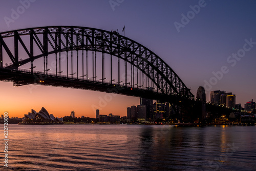 Sydney Harbour at dawn © Tim