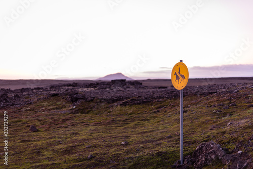 yellow sign