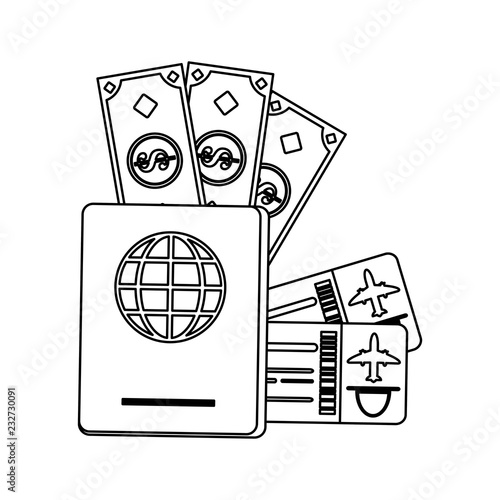 Buy online flight tickets black and white