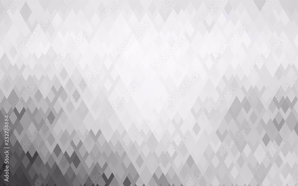 Light Gray vector abstract perspective background.