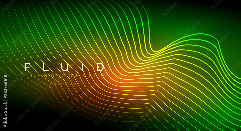 Digital flowing wave particles abstract background Digital flowing wave particles abstract background