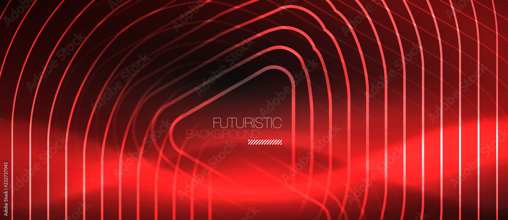 Dark black abstract background with neon colors and lines Dark black abstract background with neon colors and lines