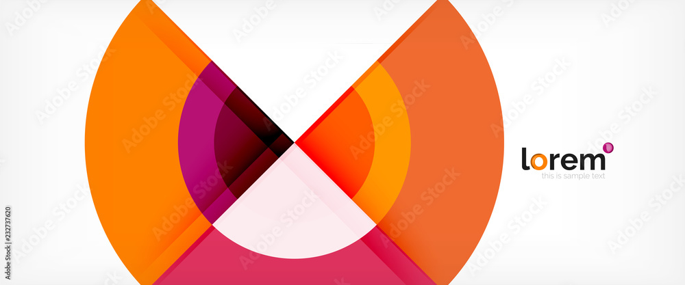 Circle abstract background, geometric modern design template Circle abstract background, geometric modern design template