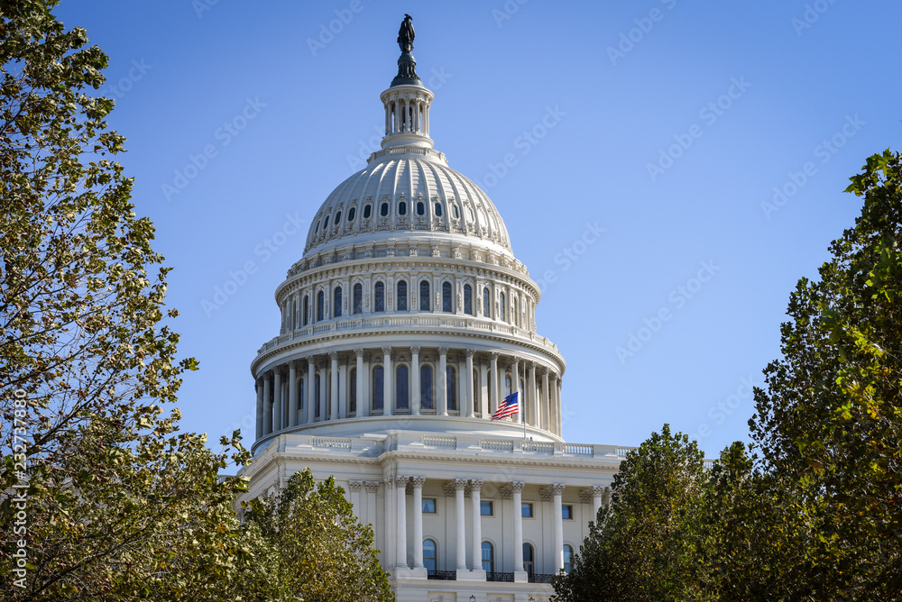 Capitol building in Washington dc, United States of America