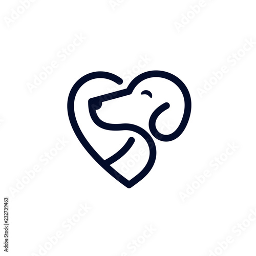 Modern Animal Pet Logo Template