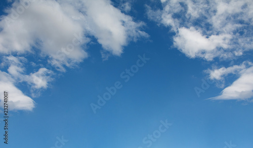 Blue sky with clouds background has space for put text or product  Original dimensions 4963 x 2902pixels