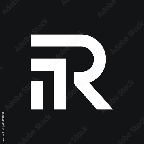 Letter R monogram logo