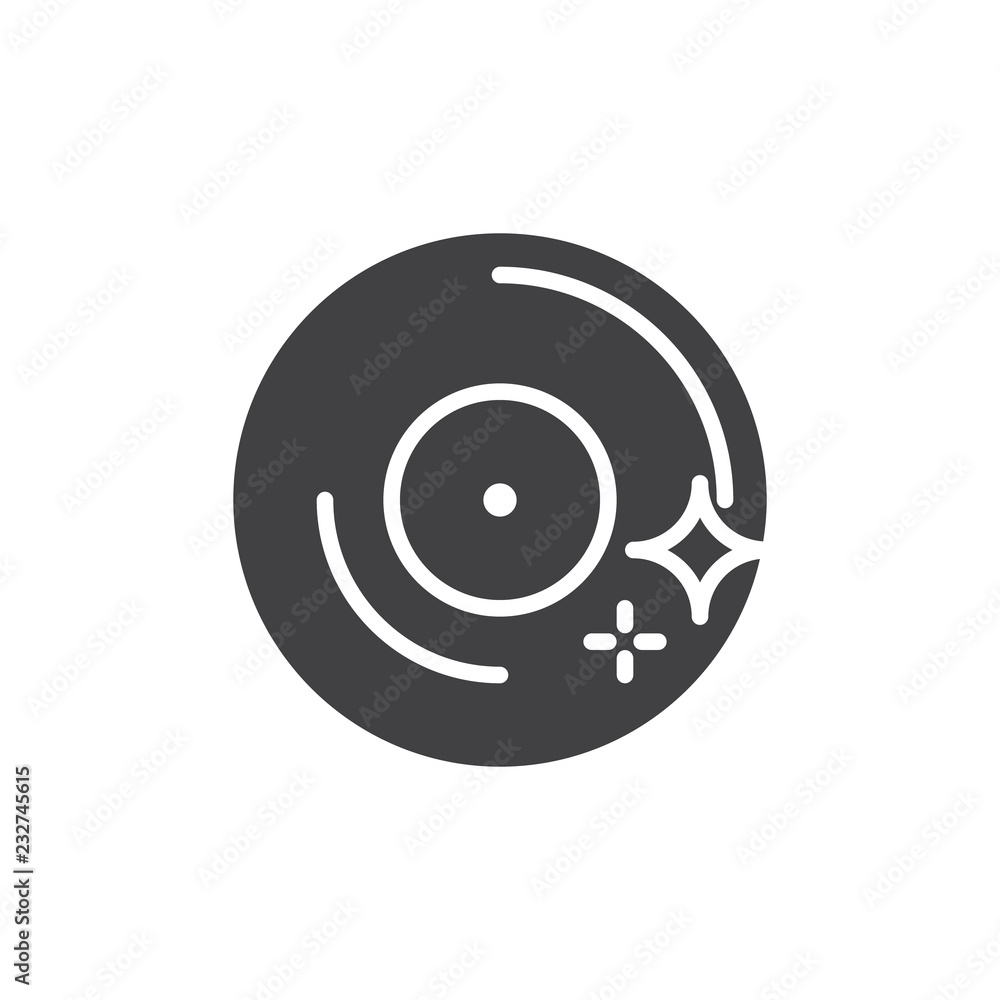 Vinyl record vector icon. filled flat sign for mobile concept and web design. Retro vinyl disk simple solid icon. Symbol, logo illustration. Pixel perfect vector graphics Vinyl record vector icon. filled flat sign for mobile concept and web design. Retro vinyl disk simple solid icon. Symbol, logo illustration. Pixel perfect vector graphics