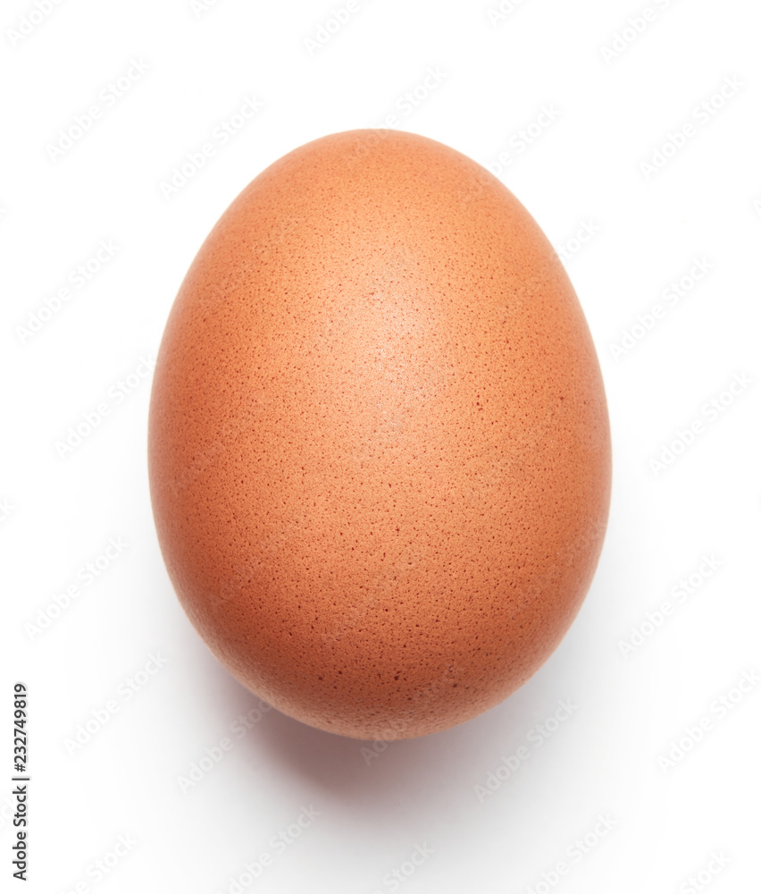 brown chicken egg isolated on white background brown chicken egg isolated on white background