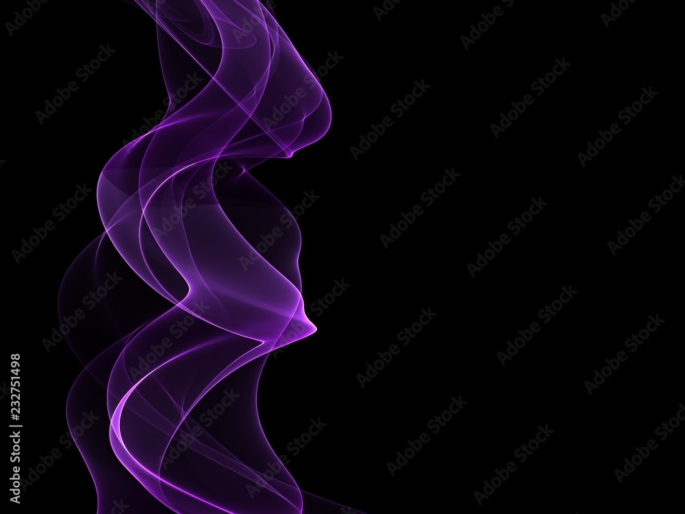 Naklejka premium Wave abstract images, color design Abstract colored wave