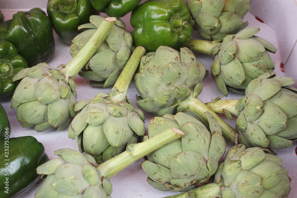 Bright green vegetables Bright green vegetables