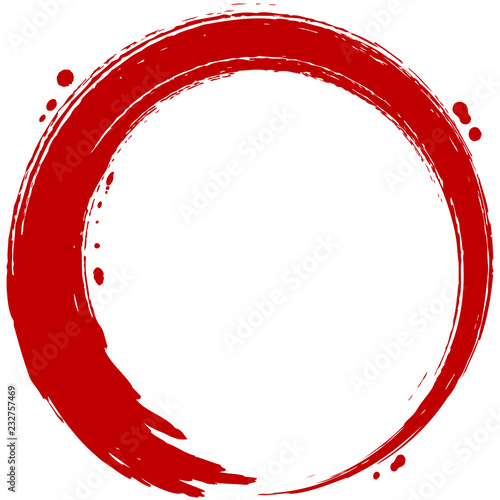 円　筆文字　丸　筆