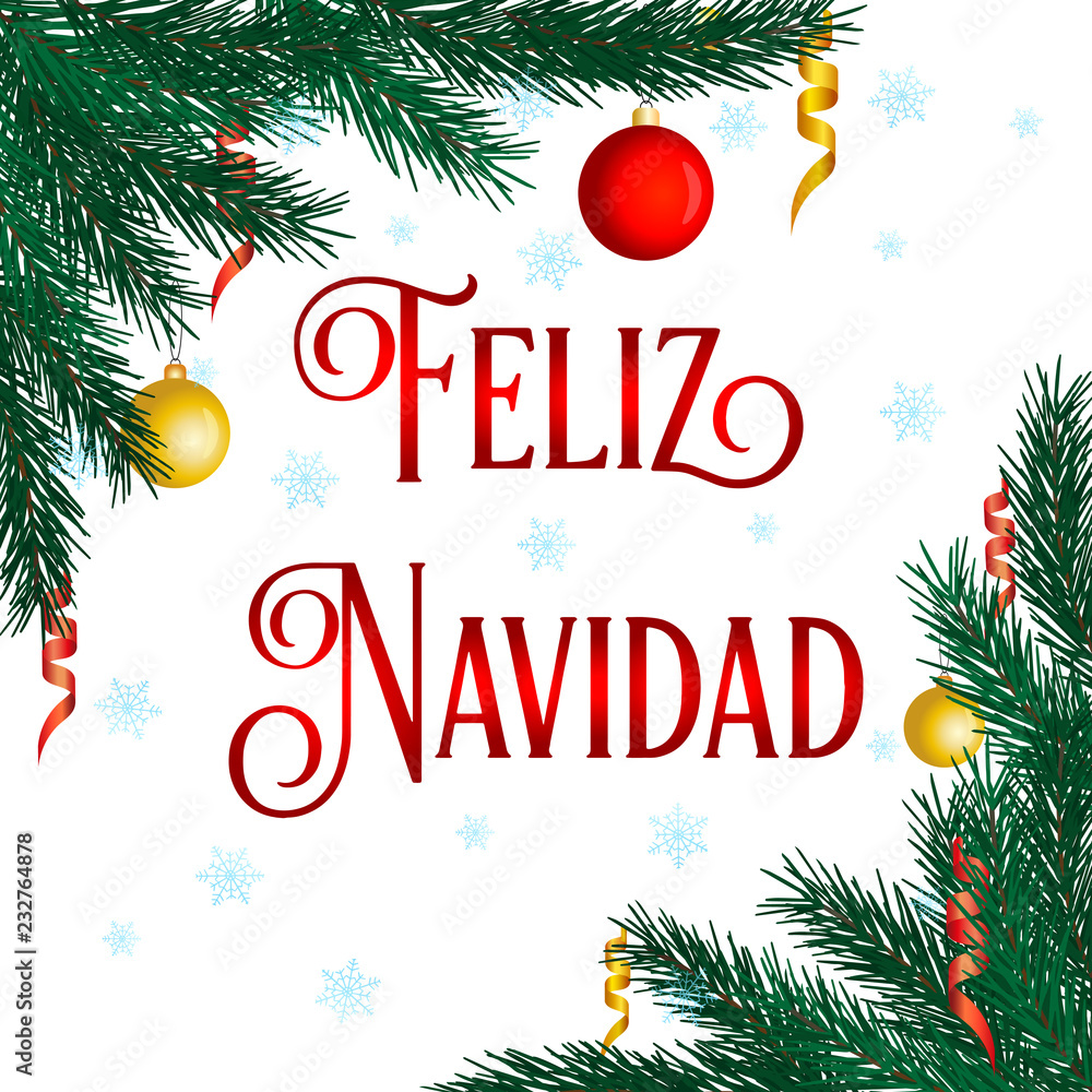 Merry christmas in spanish