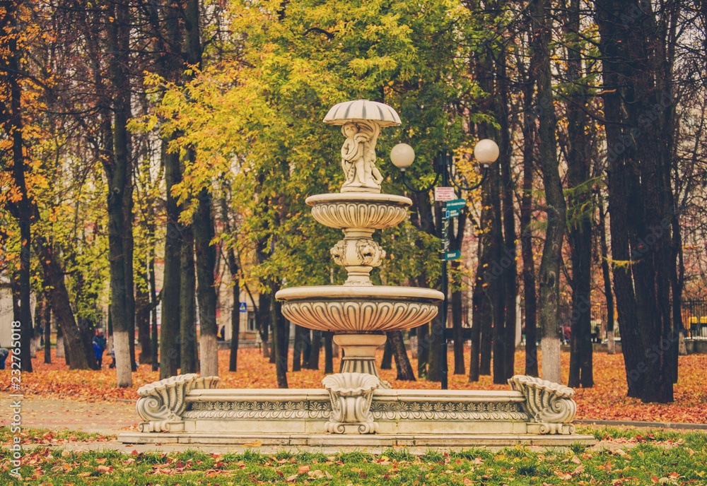 Fototapeta fountain in the park