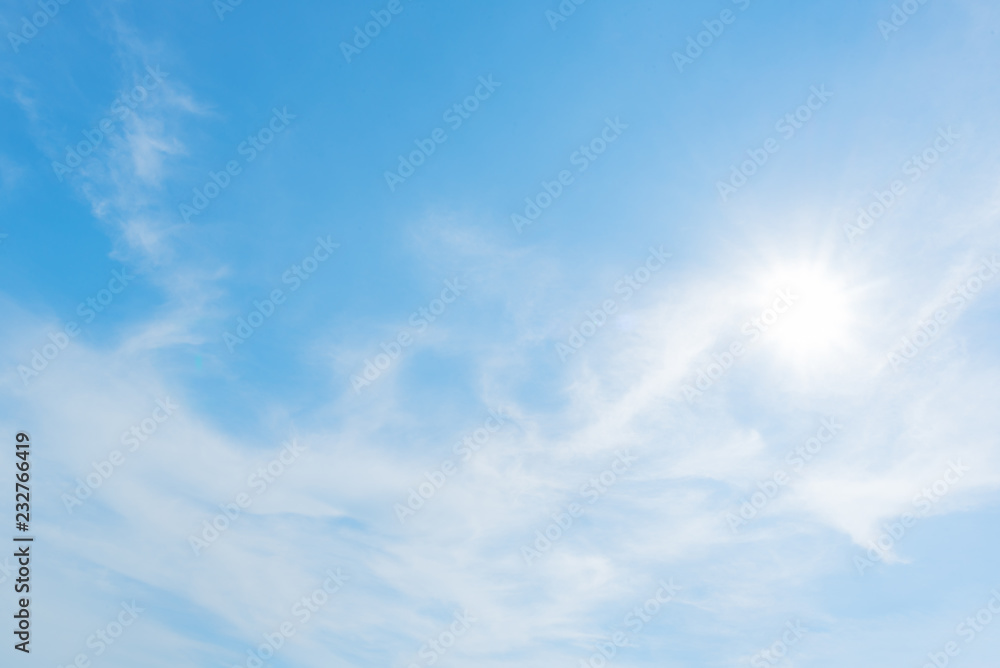 Fototapeta premium clear blue sky background,clouds with background.