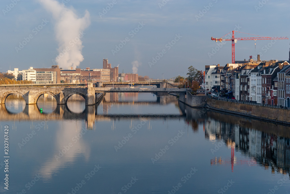 Bridges across the Meuse in Maastricht
