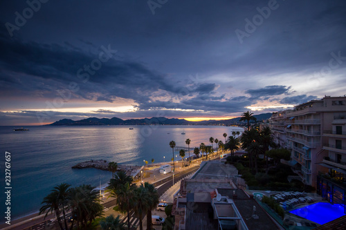Cannes sunset
