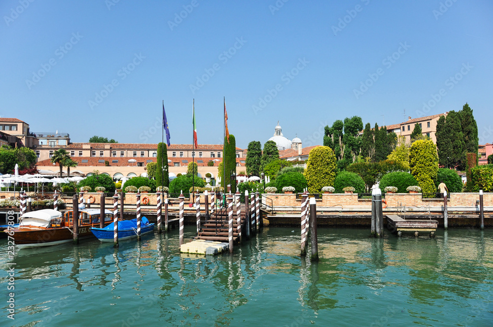 View of Venice from the sea