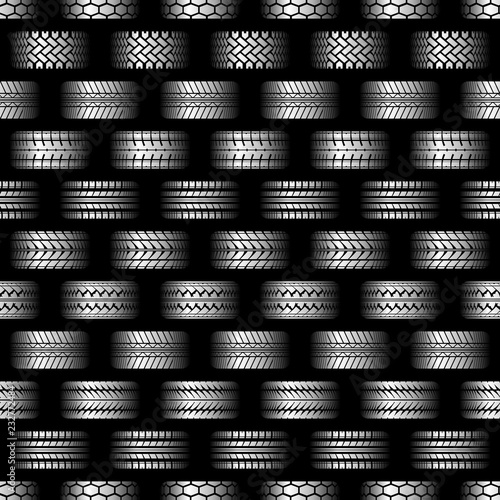 White tire tracks background