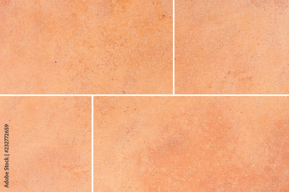 Fototapeta premium Brown stone floor pattern and background
