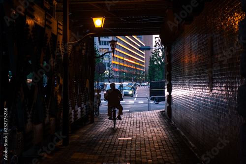 finance district bicycle