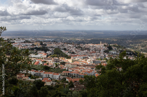 view of Portalegre from a viewpoint. Alentejo, Portugal. © FranciscoJavier