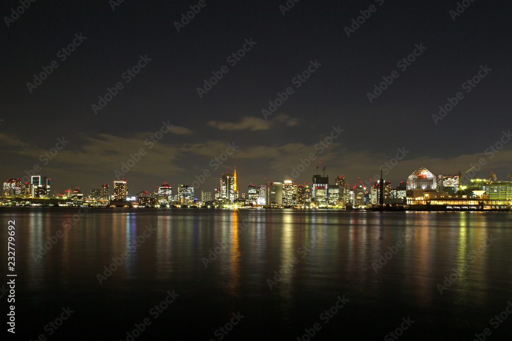 東京港の夜景