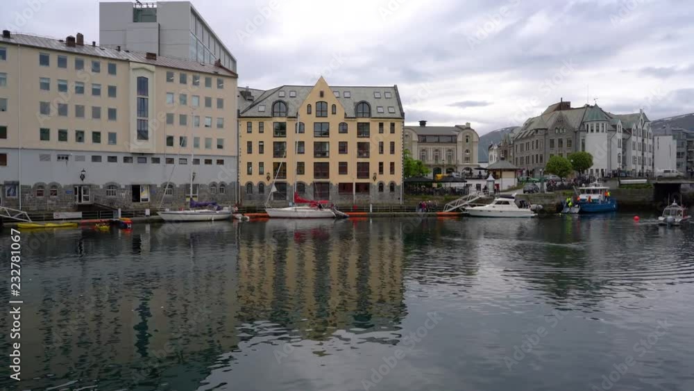 Aksla at the city of Alesund , Norway Aksla at the city of Alesund , Norway