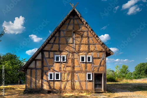 Fassade eines Fachwerkhauses