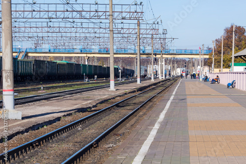 railway platform photo