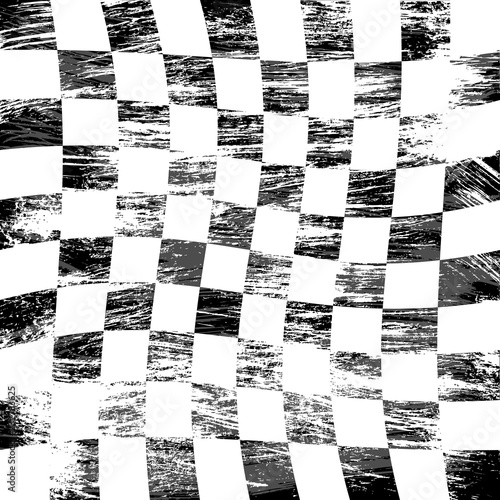 Grunge racing flag