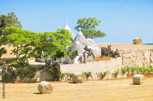 Martina Franca, Apulia - Traditional apulian Trulli farmhouse in Italy