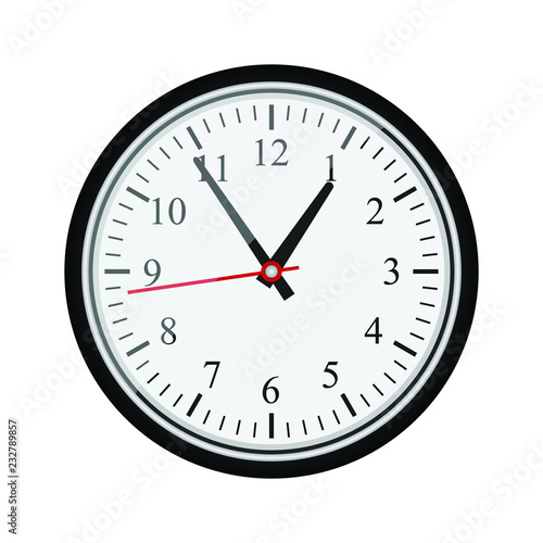 Wall clock vector design