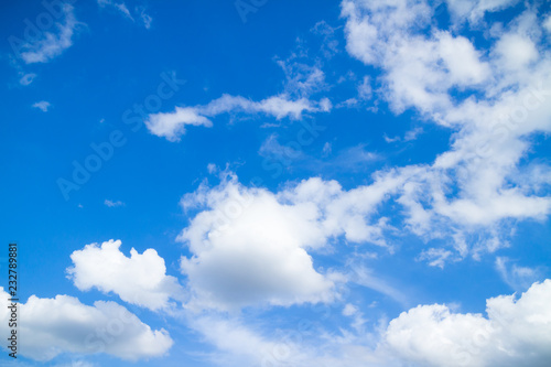 Fototapeta Naklejka Na Ścianę i Meble -  blue sky and clouds in good weather days