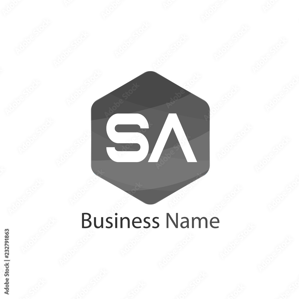 Initial Letter SA Logo template design Initial Letter SA Logo template design