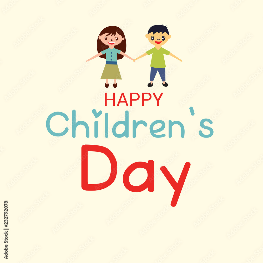 Happy Children's Day. Happy Children's Day.