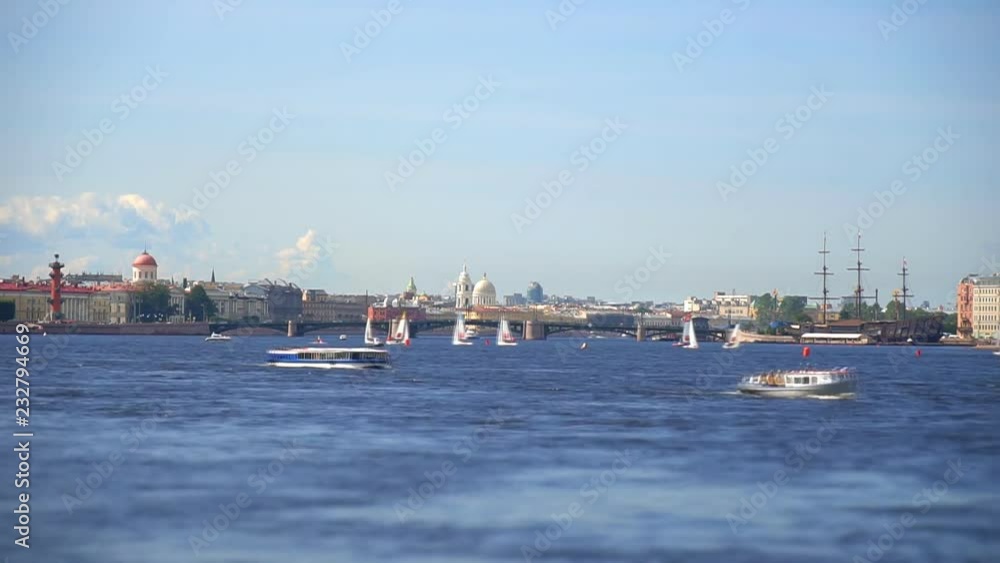 View on the Palace bridge in Saint-Petersburg. View on the Palace bridge in Saint-Petersburg.