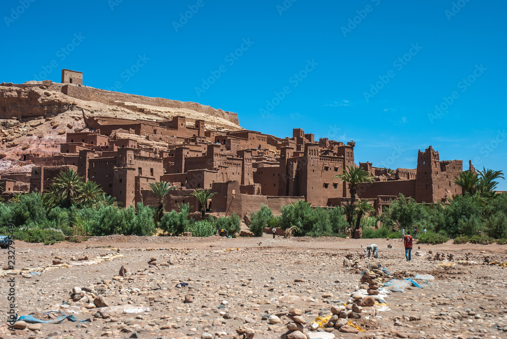 ruins of ancient town in africa