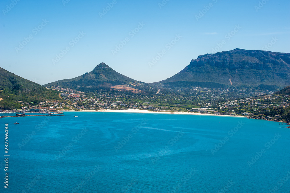 seaside and mountains in africa